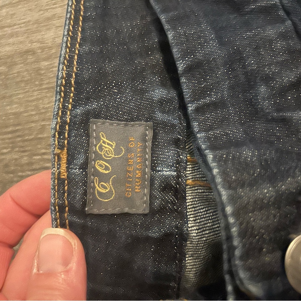 Citizens Of Humanity Dark Blue Jean Shorts